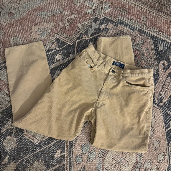 Polo by Ralph Lauren Men's Corduroy Pants in Tan - Picture 1 of 4